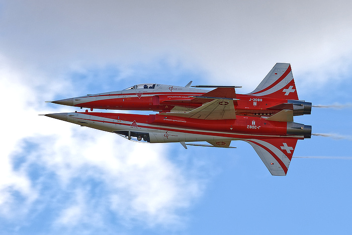 Patrouille Suisse at Duxford Flying Finale 2022